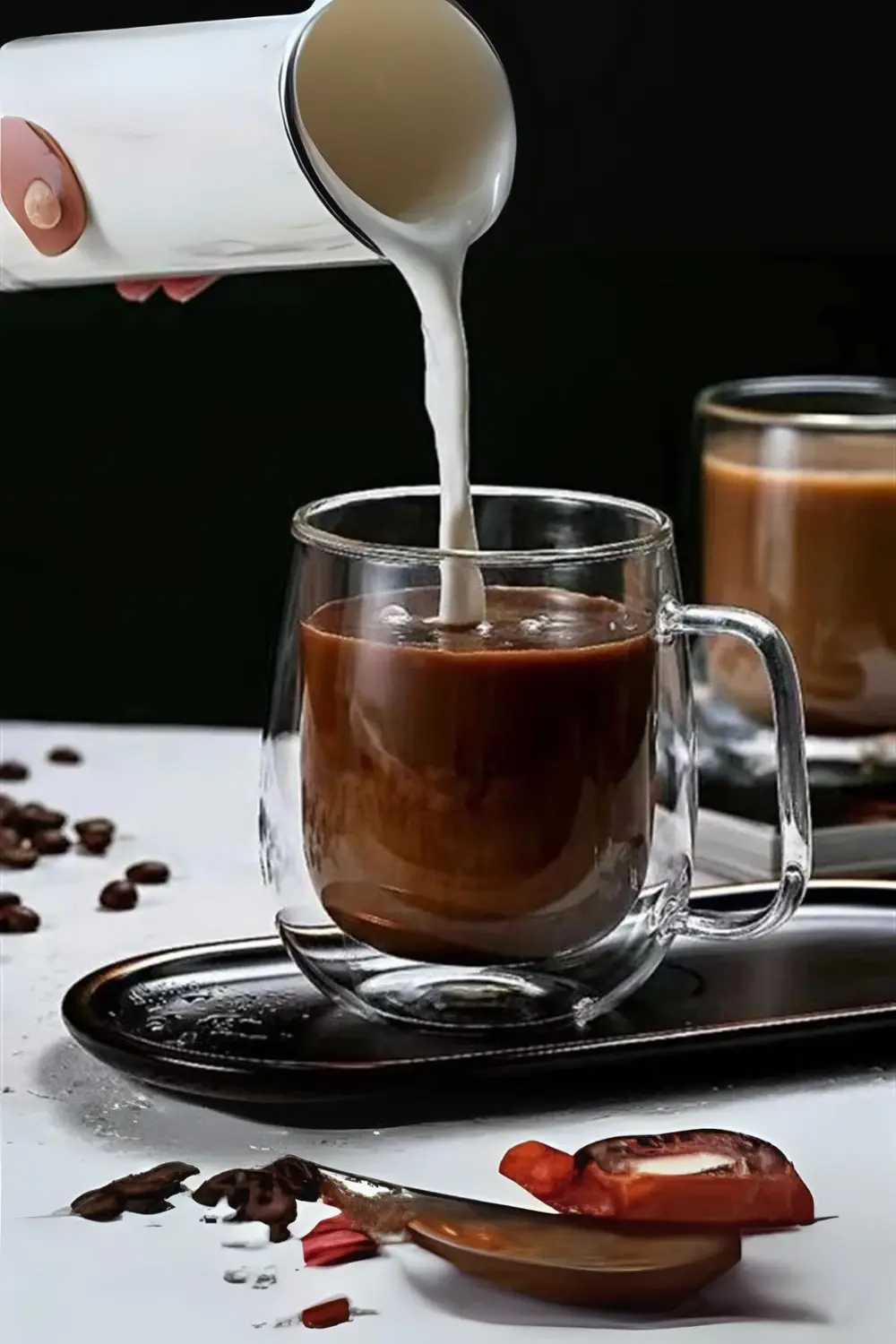 Cam Çift Cidarlı Bardak 350 ml Cam Çift Cidarlı Bardak 350 ml