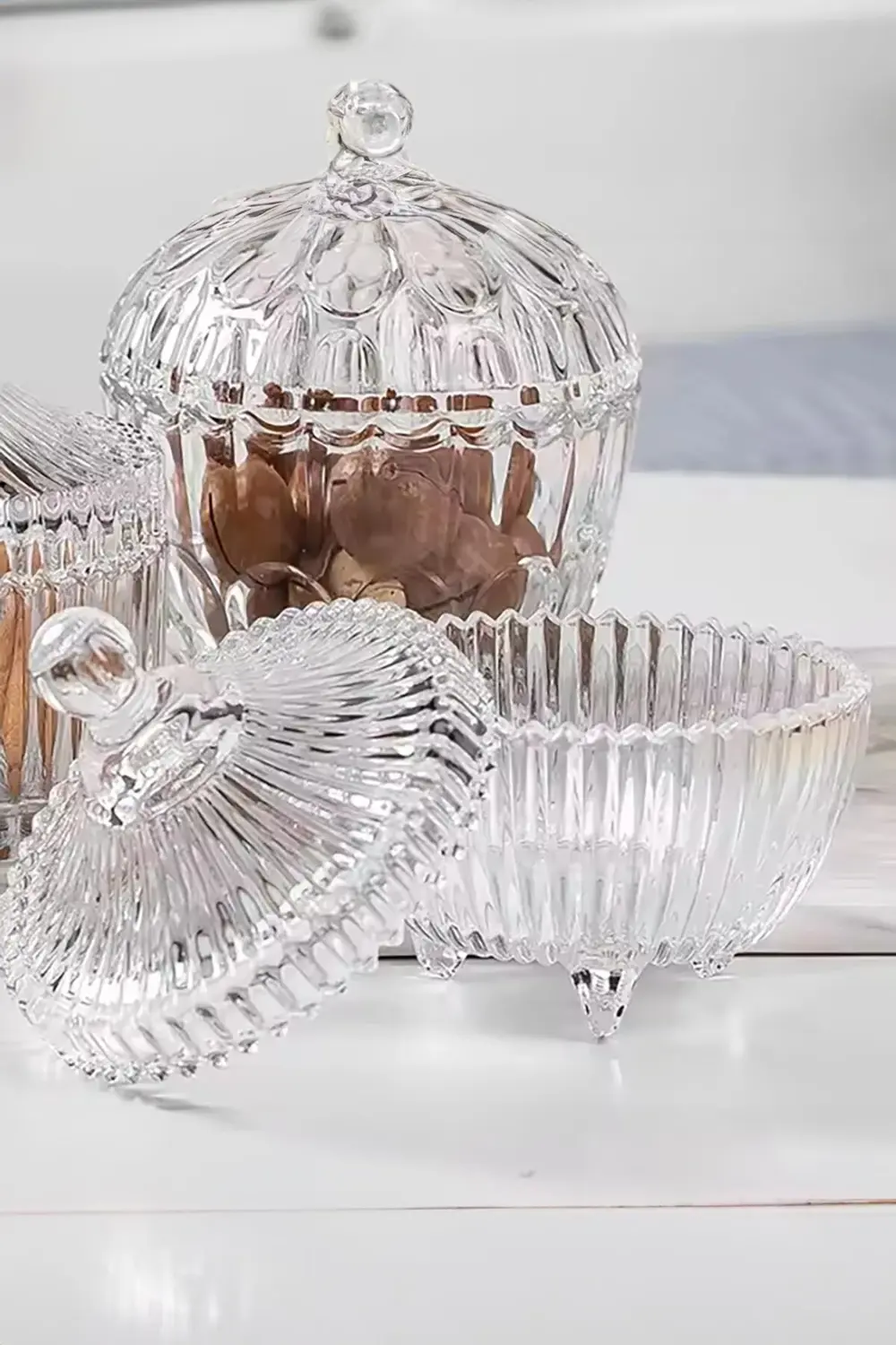 Cam Çizgili Şekerlik 50 ml Cam Çizgili Şekerlik 50 ml