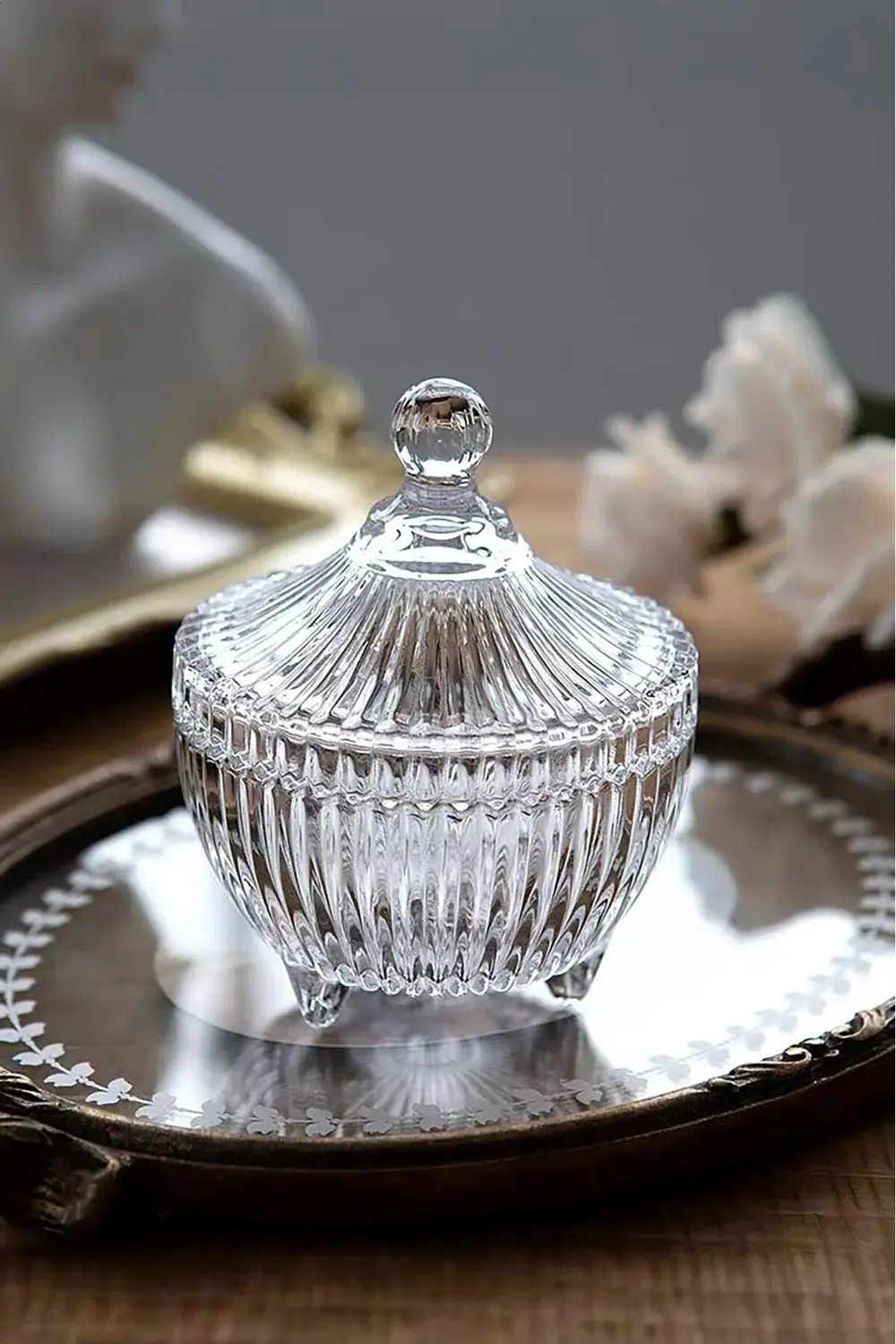 Cam Çizgili Şekerlik 50 ml Cam Çizgili Şekerlik 50 ml