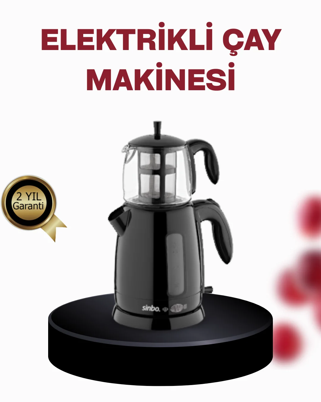 Cam Demlikli 20 Bardak Kapasiteli Elektrikli Çaycı Fiyatı, Yorumları ve Özellikleri