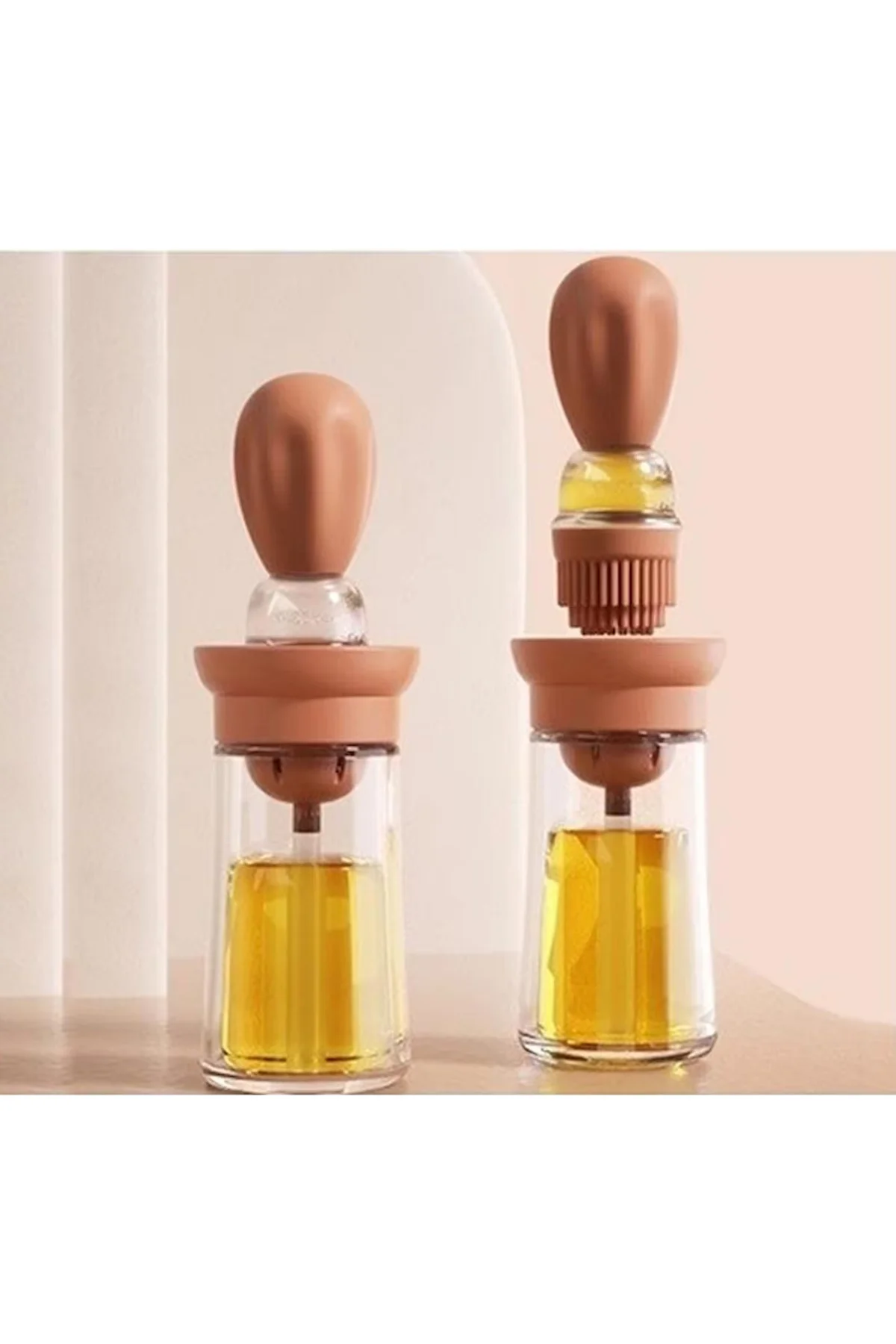 Cam Hazneli Silikon Yağ & Sos & Yumurta Fırçası 300 ml