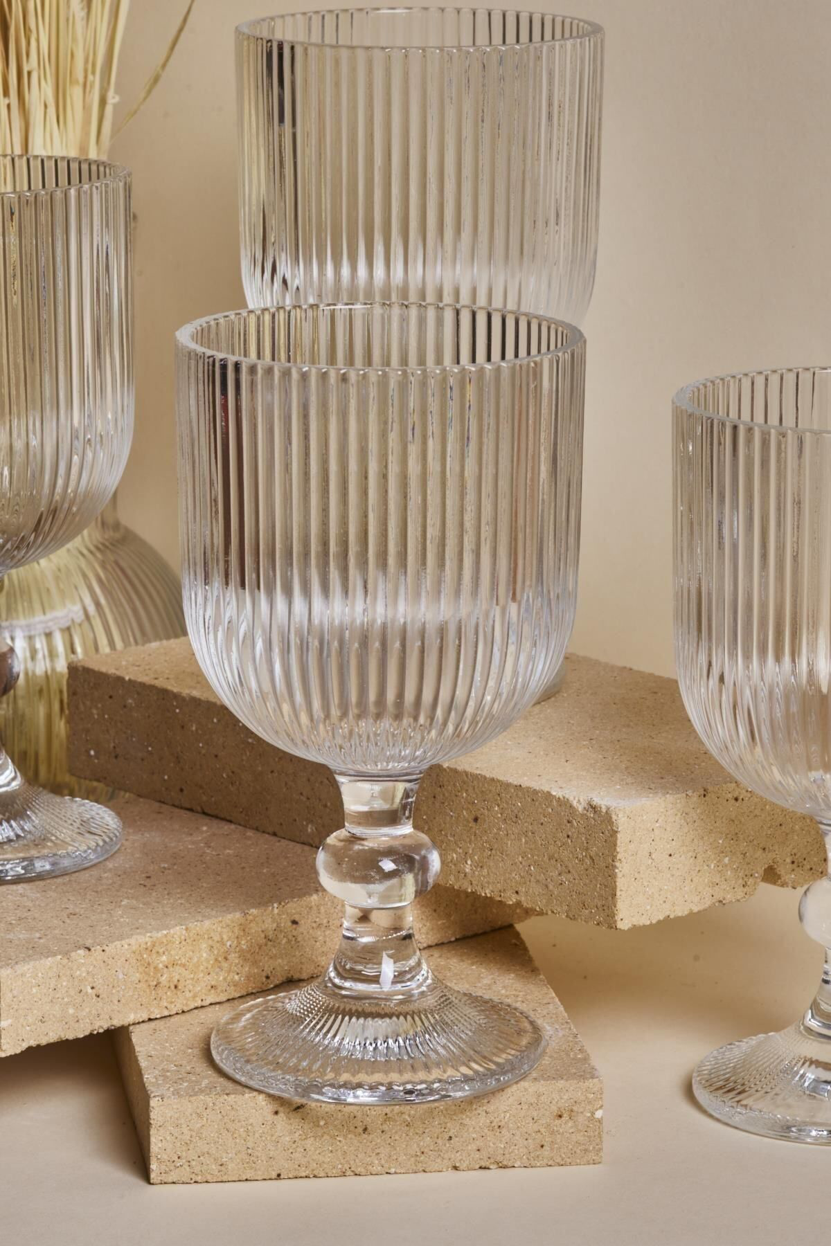 Teknotrust Cam İmola 4'Lü Geniş Kadeh Takımı 375 Ml 4 Parça Beyaz Şarap Kade