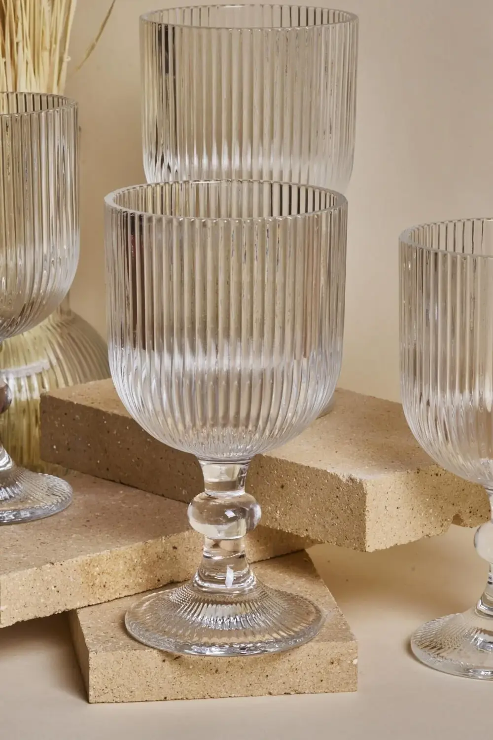 Cam Imola 4'lü Geniş Kadeh Takımı 375 ml 4 Parça Beyaz Şarap Kade