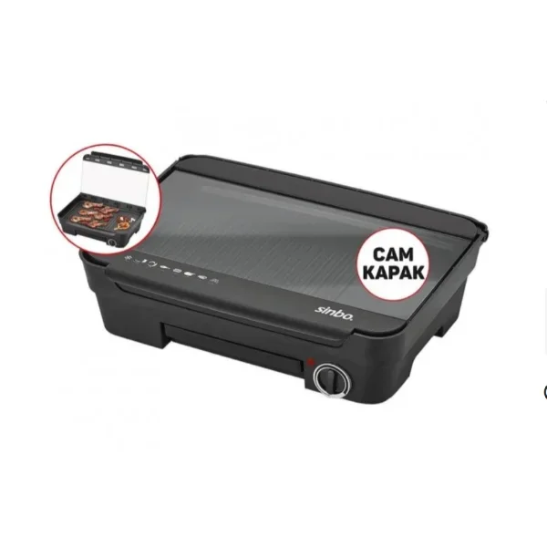 Cam Kapaklı Elektrikli Izgara ile Pratik ve Sağlıklı Pişirme