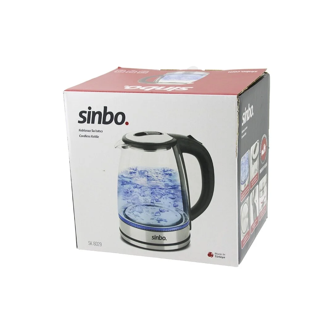 Cam Kettle Su Isıtıcısı 1.8lt Gizli Rezidans 360° Dönebilme Özellik 1850-2200w Sk-8029 Bx40 Fiyatı, Yorumları ve Özellikleri