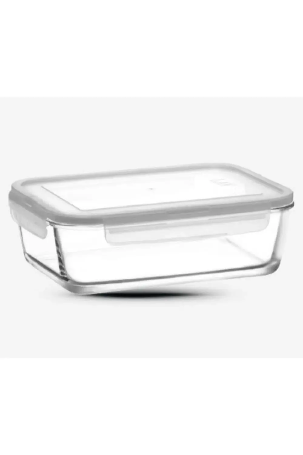 Lav Cam Kilitli Saklama Kabı 1900Cc-Yeni Seri Büyük Dikdörtgen Cam Sa