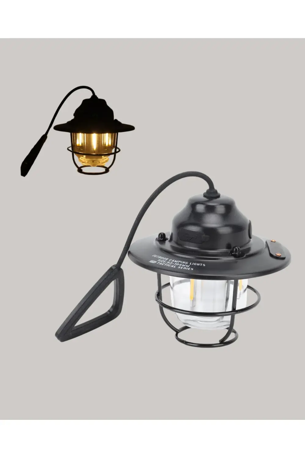 Çam Kozalağı Şekilli Retro Kamp Gece Lambası