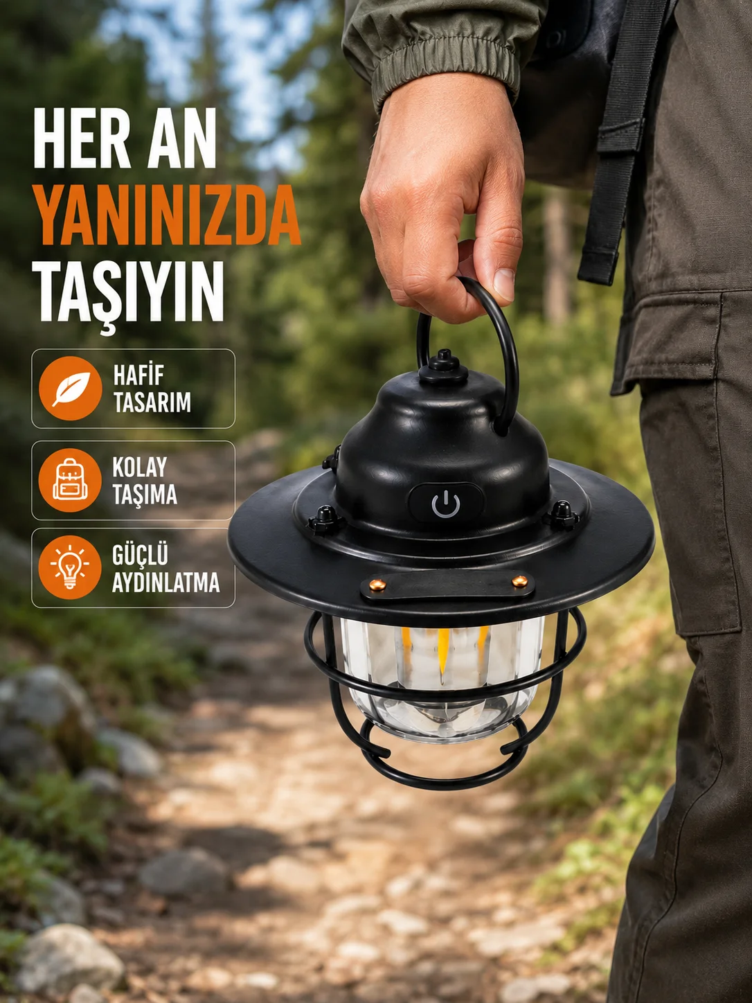 Çam Kozalağı Şekilli Retro Kamp Gece Lambası Fiyatı, Yorumları ve Özellikleri