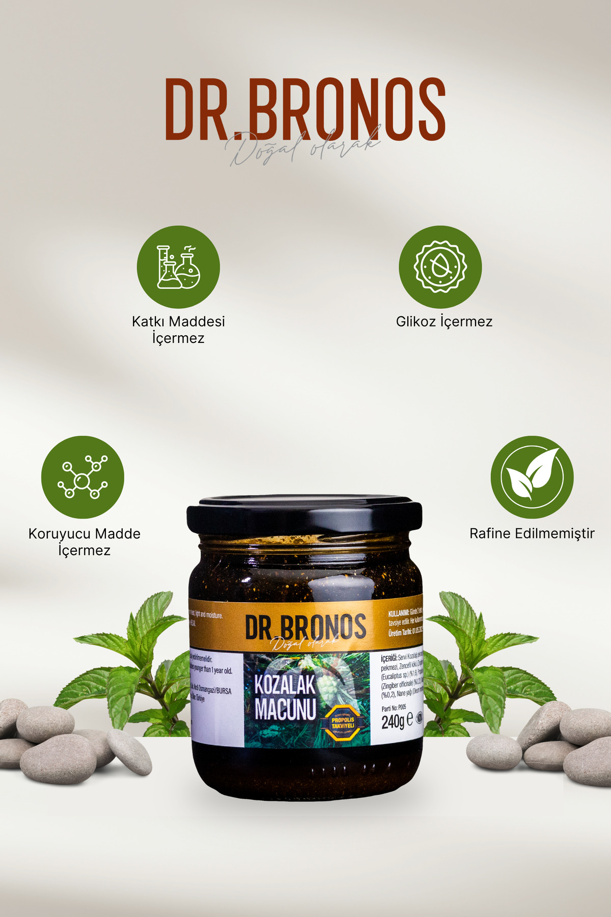 Çam Kozalak Macunu 240 gr (PROPOLİS TAKVİYELİ)