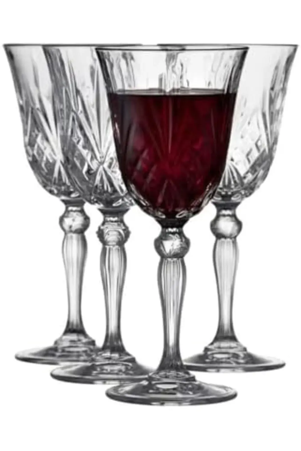 cam kristal Melodia Kırmızı Şarap 27 CL 4 adet. 1178227