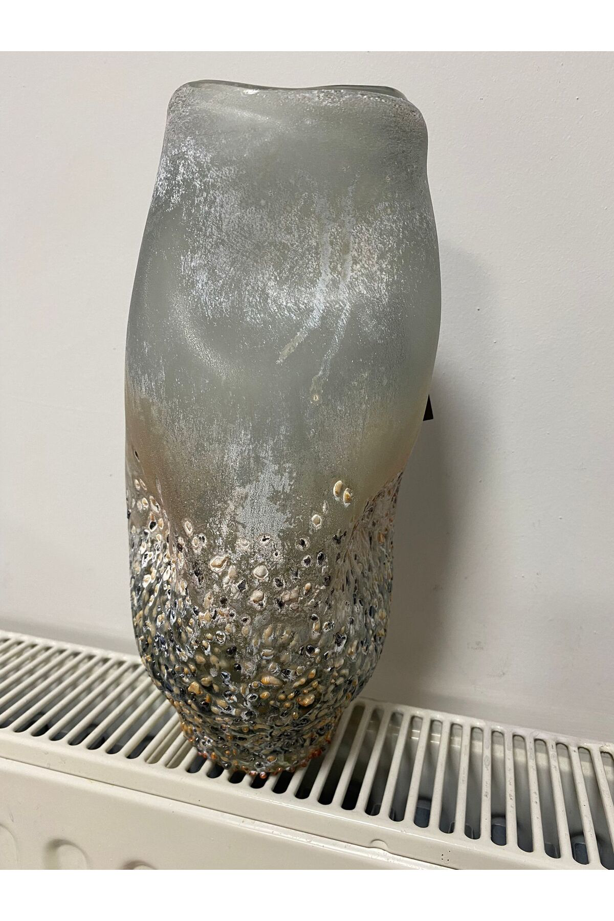 Cam Kumsal Vazo 14*14*27 cm