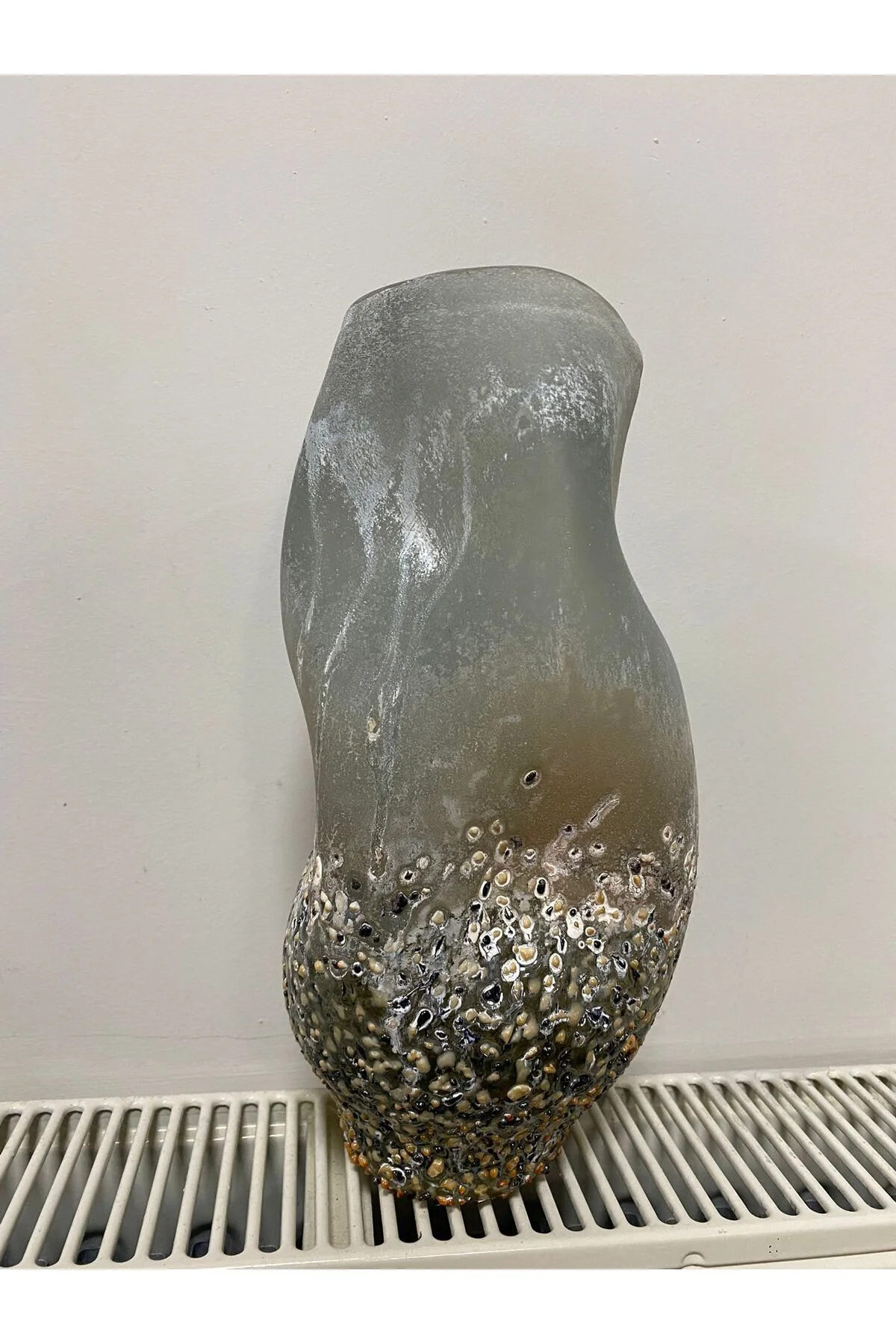 Cam Kumsal Vazo 14*14*27 cm