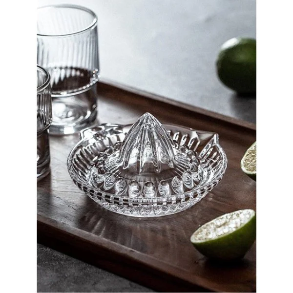 Cam Limon Sıkacağı Meyve Sıkma Aparatı Kolay Kullanımlı Mutfak Ge