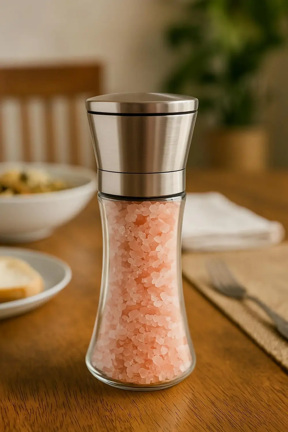 Cam Metal Kapaklı Baharat Öğütücü 250 ml