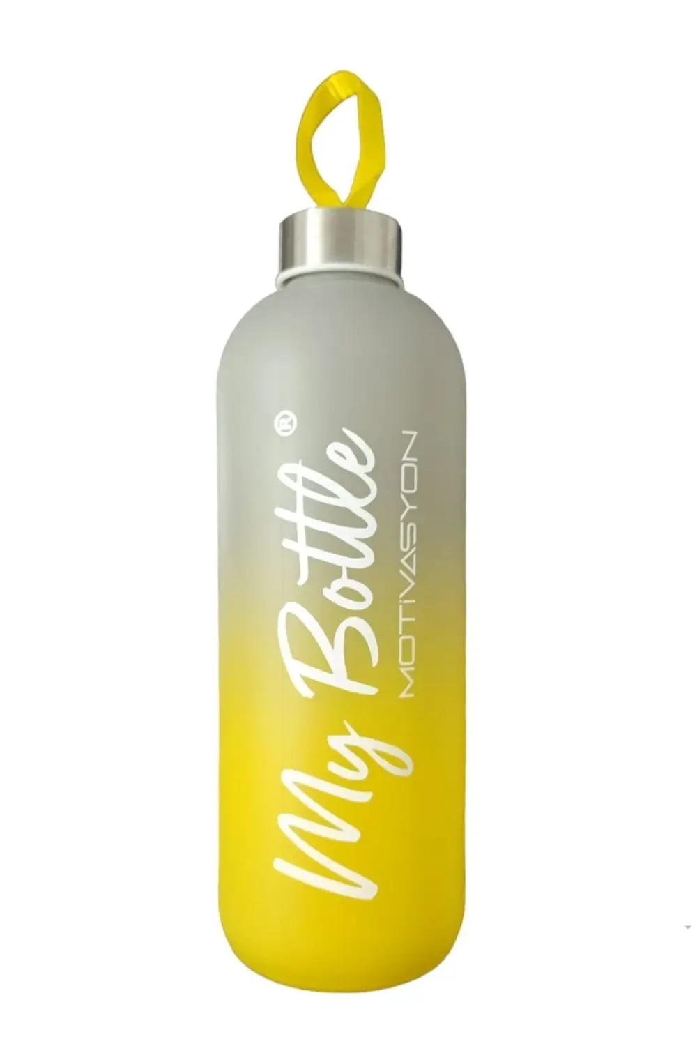 Cam Motivasyon Matarası Asorti Renk