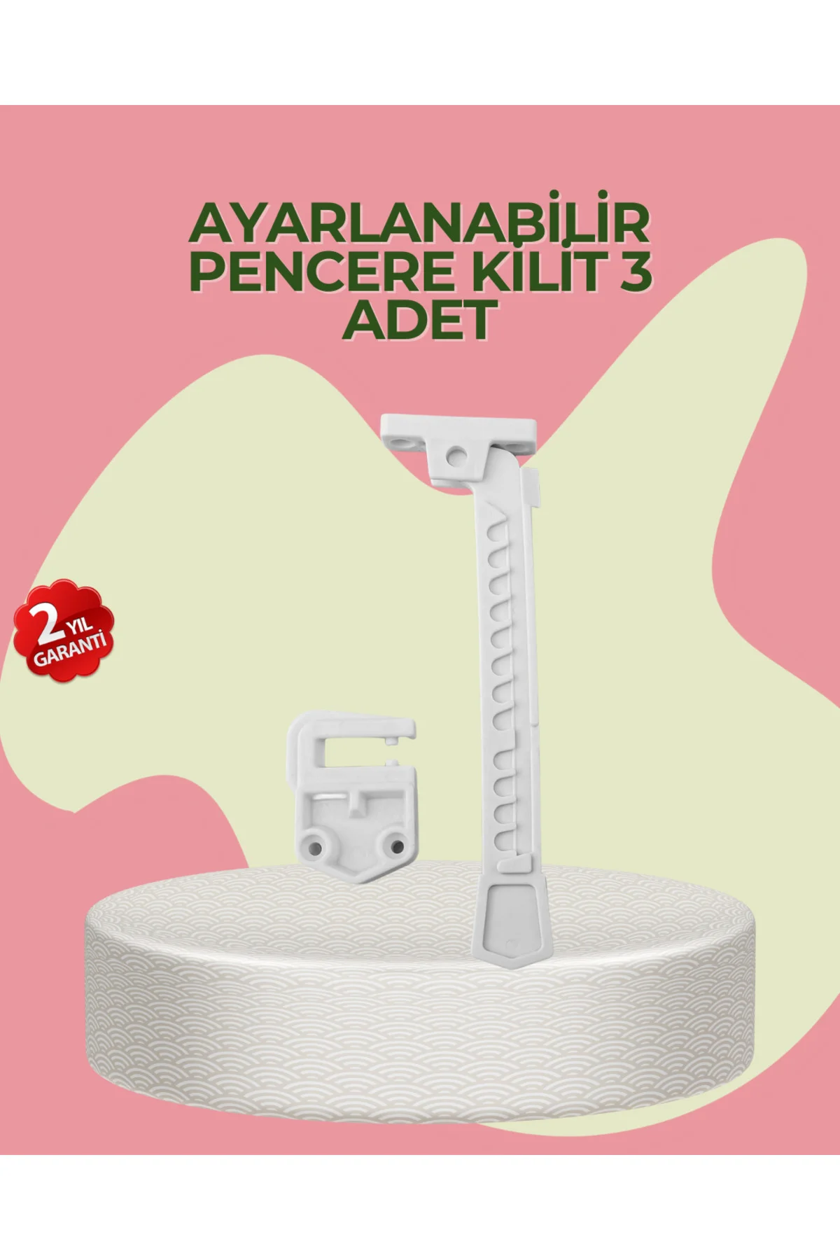 Cam Pencere Açılma Kontrol Kilidi Kolay Montaj 3’lü