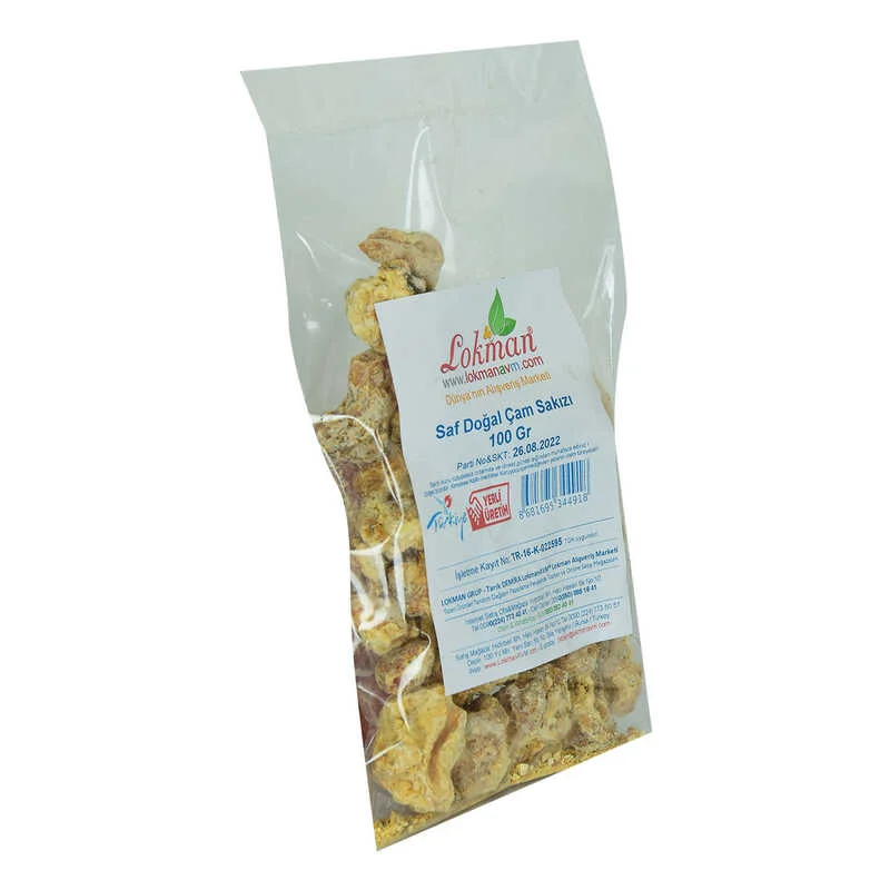 Çam Sakızı - %100 Doğal Saf Çam Reçinesi 100 Gr
