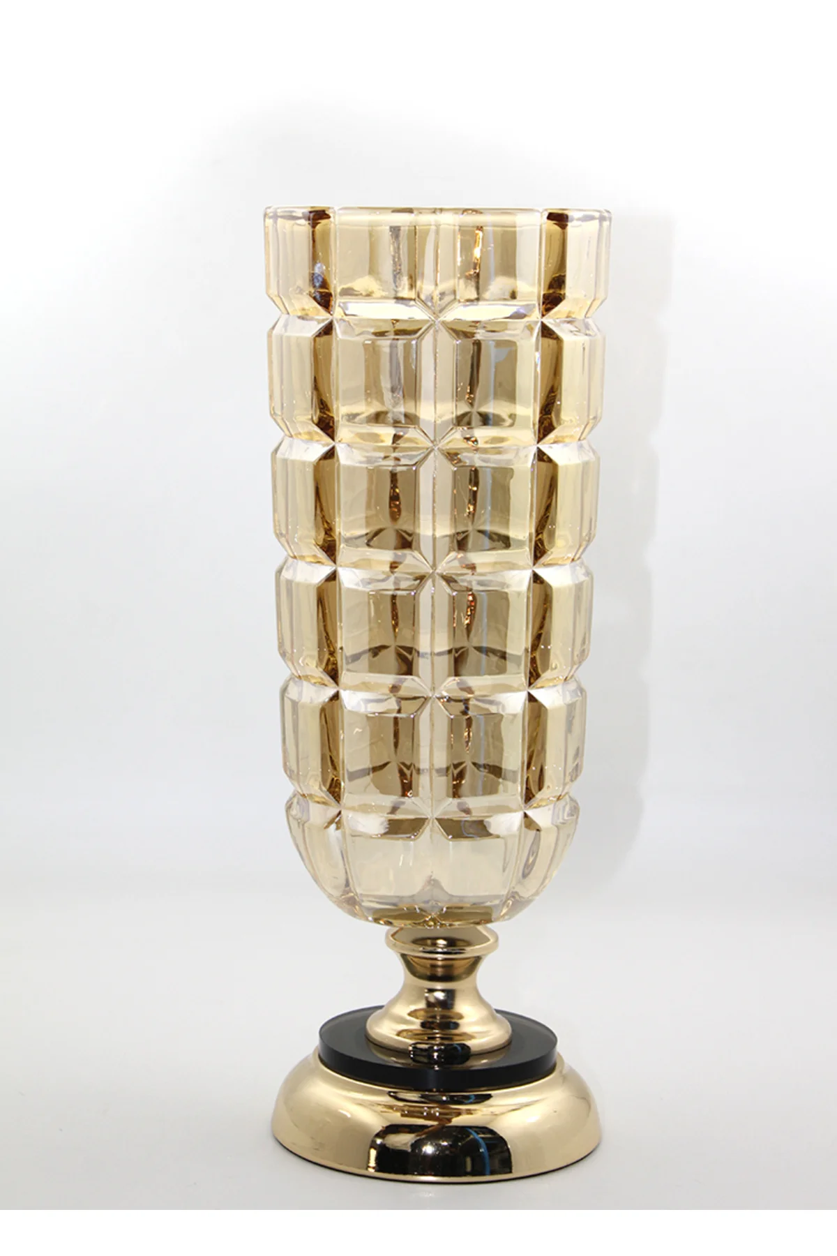 Cam Şamdan Tekli Model 4