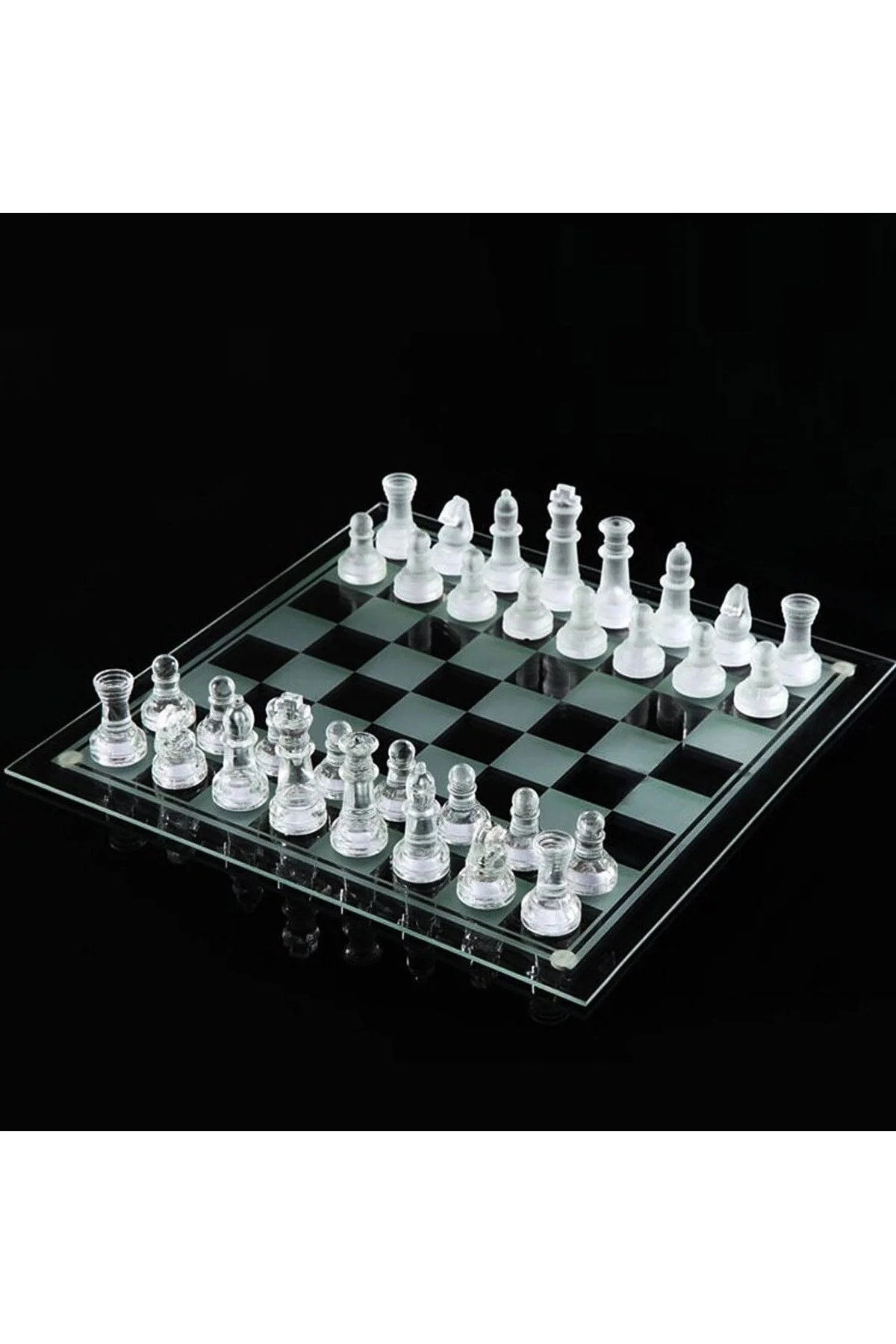 Cam Satranç Seti Oyunu Alk2545 Cam Satranç Seti Oyunu Alk2545
