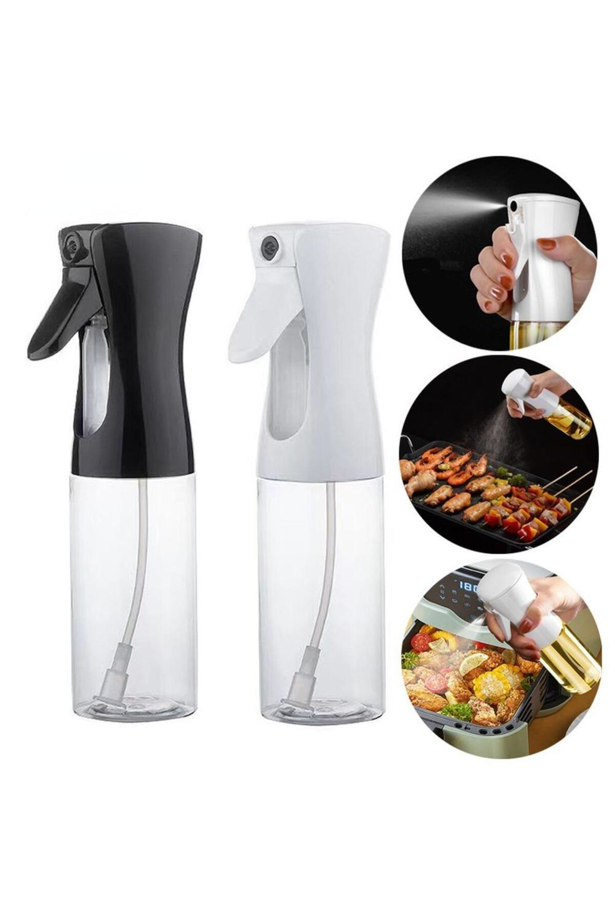Cam Sprey Şişe Yağdanlık Airfryer Püskürtmeli Yağlık Fısfıs Püskü