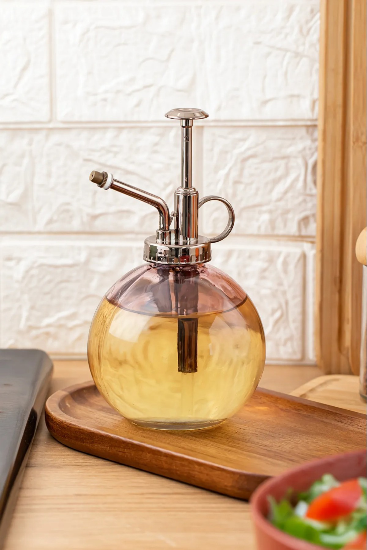 Elif Aksesuar Cam Yağlik Yağdanlik Ve Sulama Spreyi Koku Spreyi Şişesi 350Ml