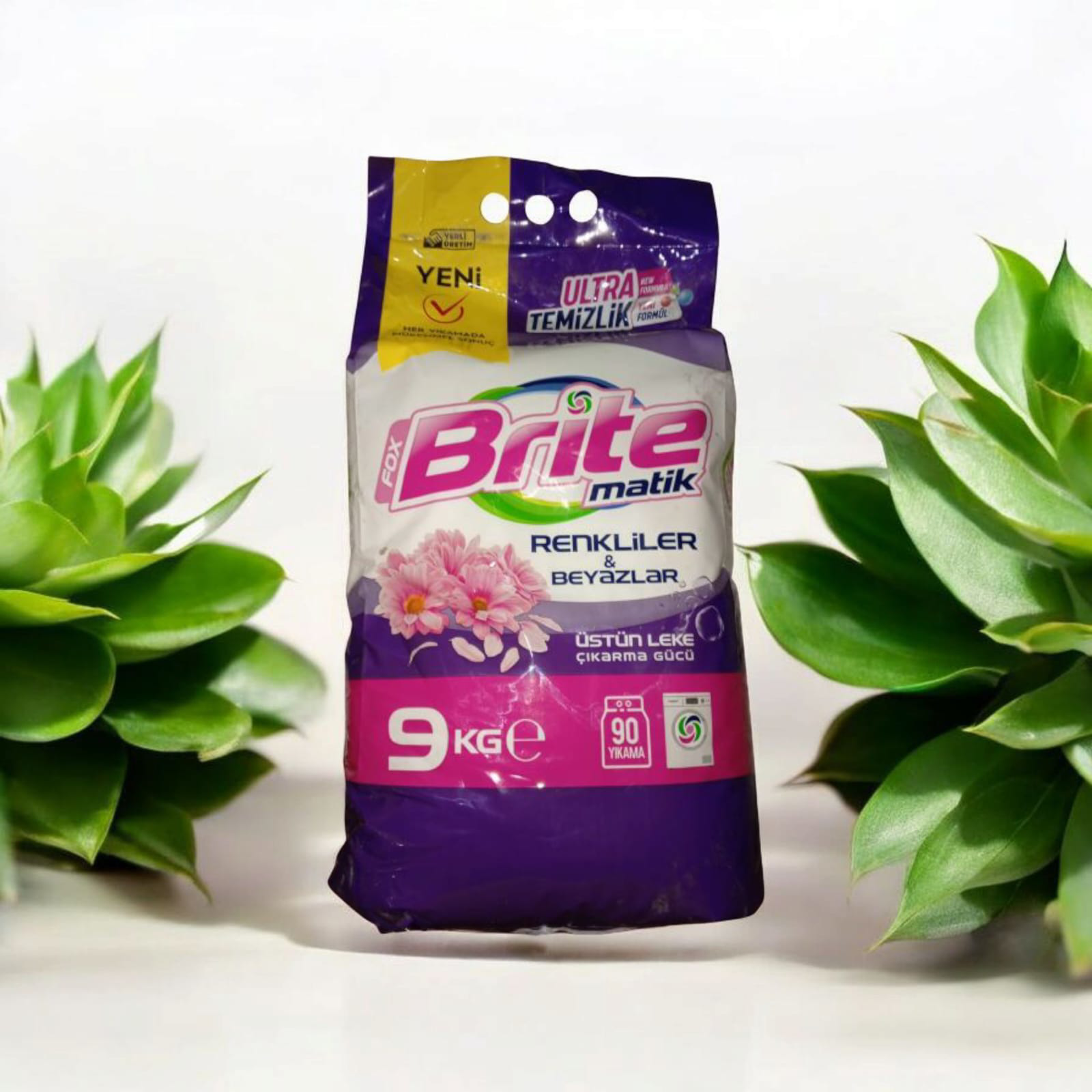 ÇAMAŞIR DETERJANI BRİTE 9 KG RENKLİLER VE BEYAZLAR İÇİN 