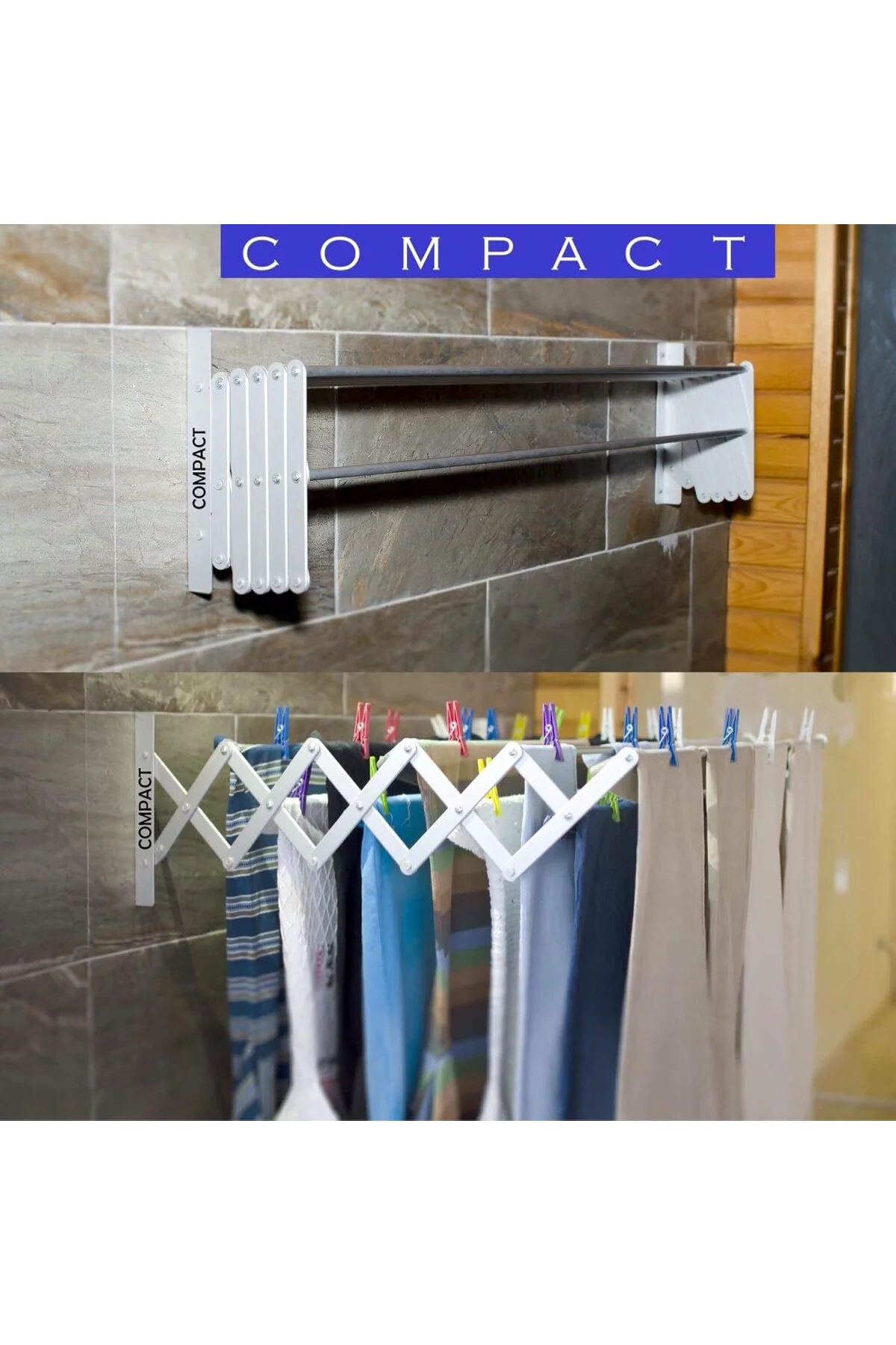 ÇAMAŞIR KURUTMA ASKISI 100 CM 9 ASKILI