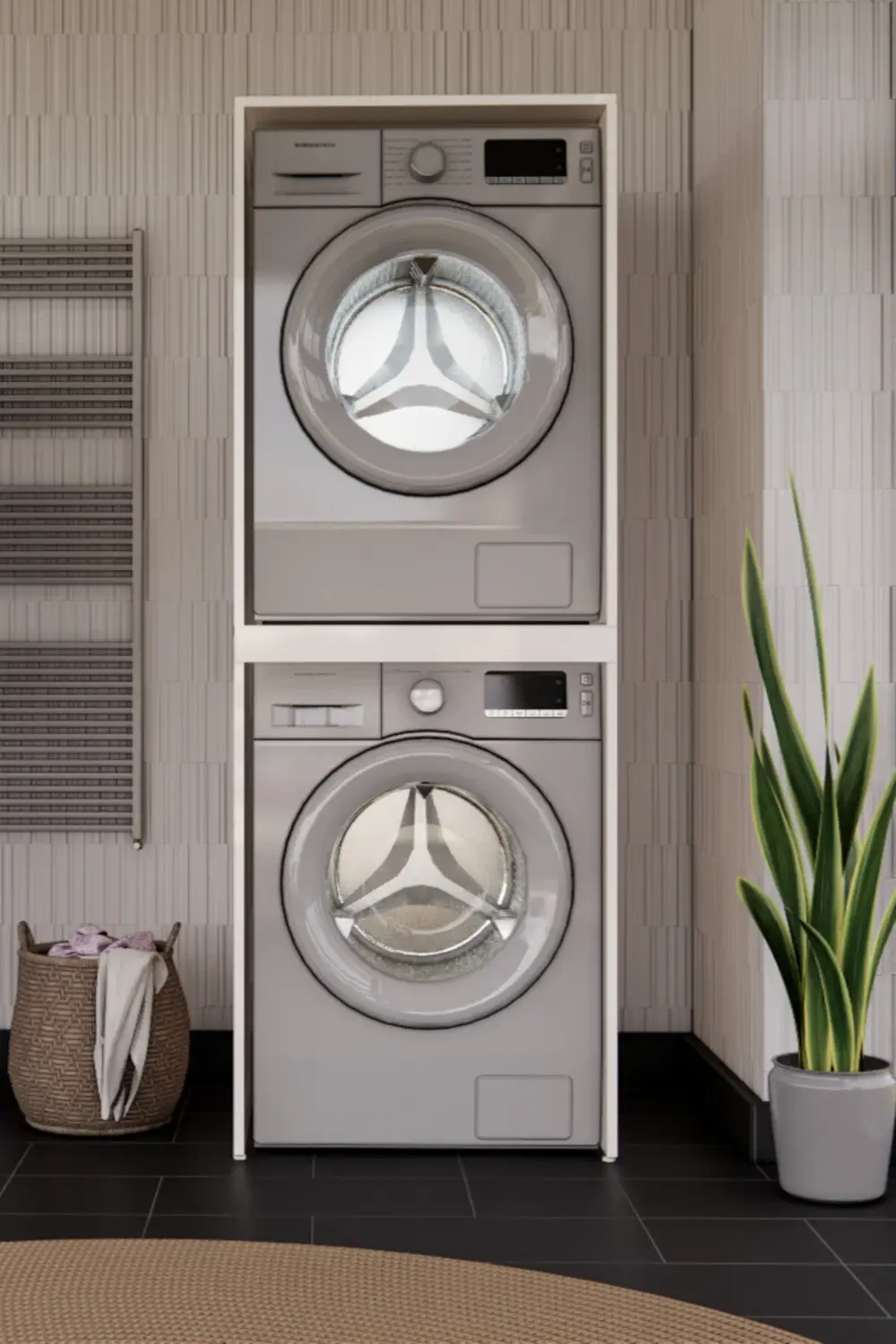 Doğsan Çamaşir Kurutma Makinesi Dolabi Mdflam