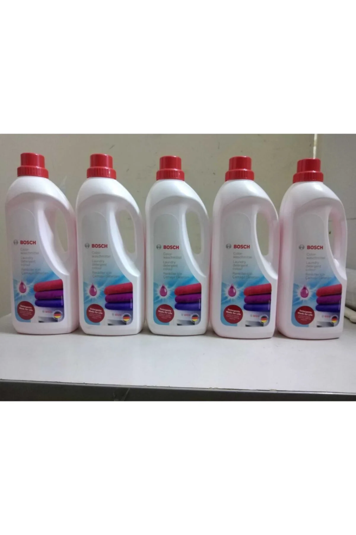 Çamaşır Makinası Deterjanı Sıvı Renkliler Için 5 Adet