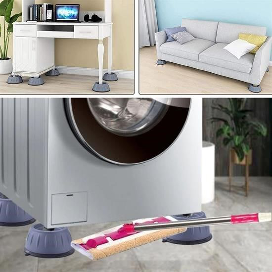 Çamaşır Makinesi Sarsıntı Titreşim Ses Önleyici Kaydırmaz Ayak 4l