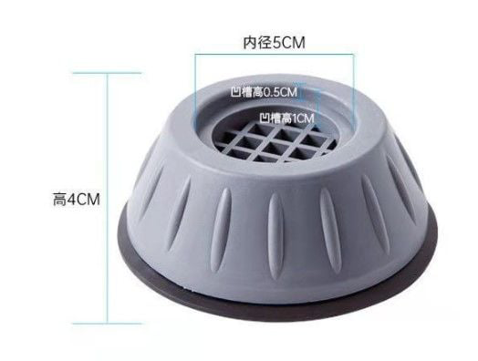 Çamaşır Makinesi Titreşim Engelleyici Stoper GRİ 4 lü Set Çamaşır Makinesi Titreşim Engelleyici Stoper GRİ 4 lü Set