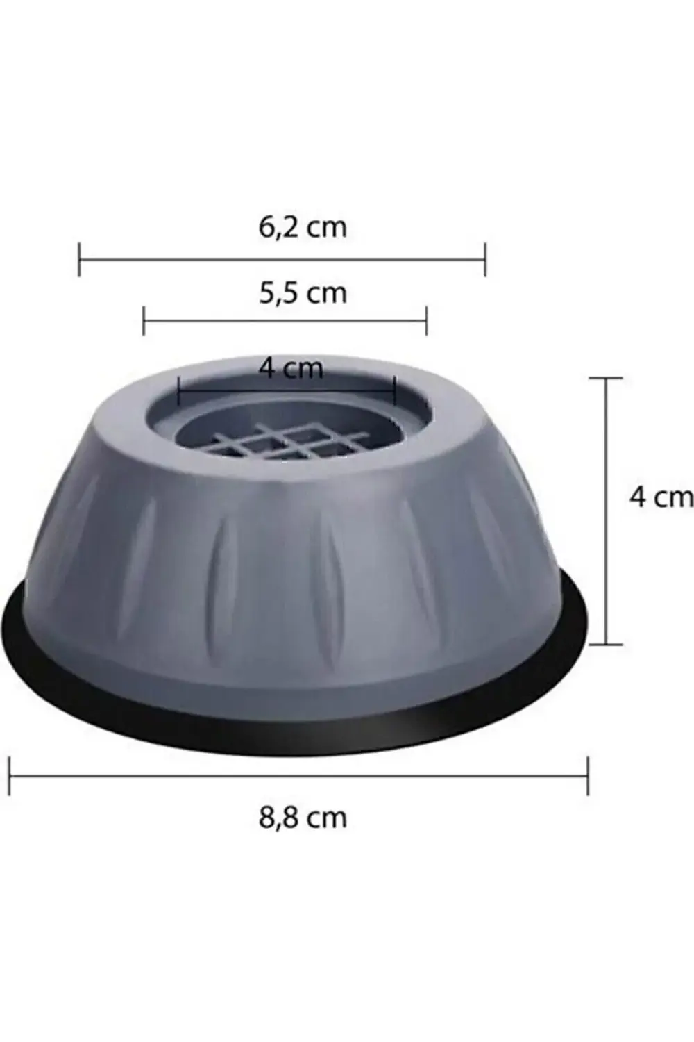 Çamaşır Makinesi Ayak Titreşim Gürültü Engelleyici Stoperi 4'lü K