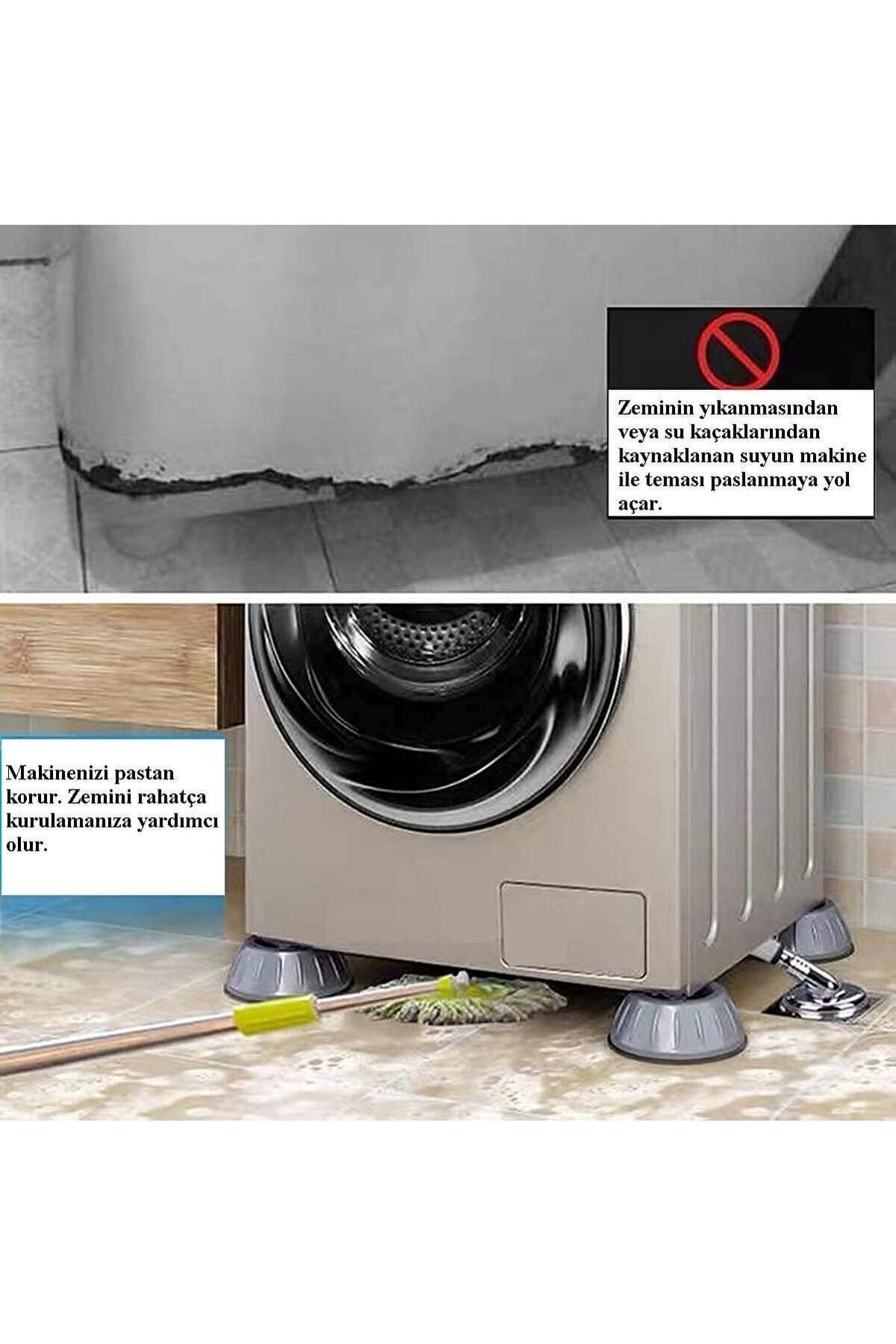 Çamaşır Makinesi Gürültü Ve Titreşim Önleyici Stoper Makine Sabit