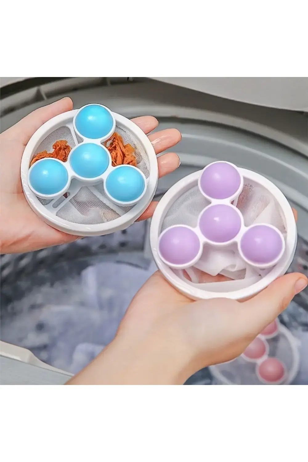 ® Çamaşır Makinesi İçin Toz ve Evcil Hayvan Tüyü Toplayıcı Yıkana