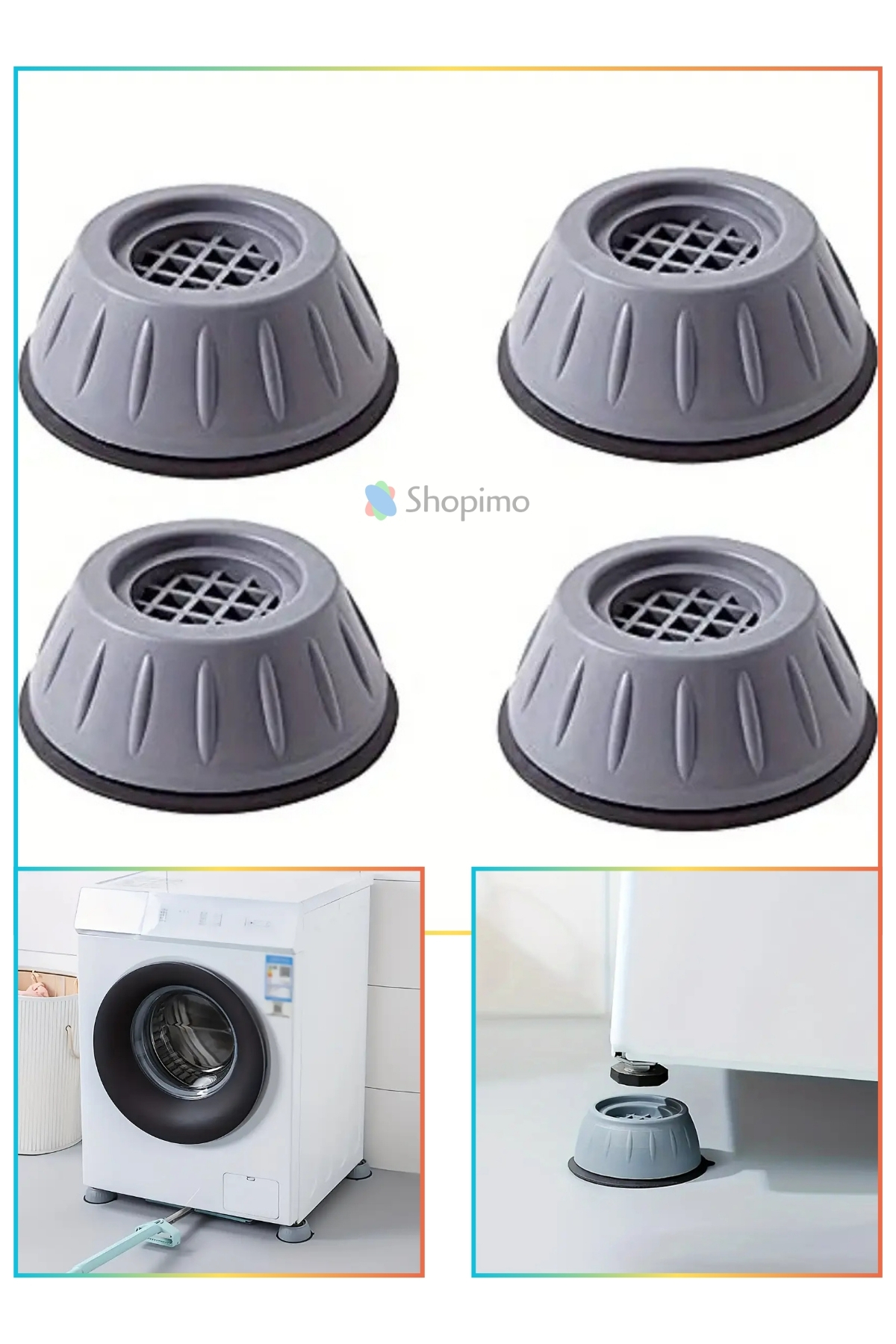 Çamaşır Makinesi Kayma Ve Titreşim Engelleyici - Gürültü Emici Ap