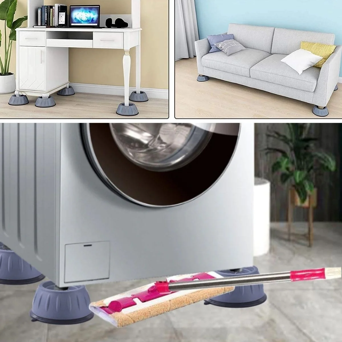 Çamaşır Makinesi Sarsıntı Titreşim Ses Önleyici Kaydırmaz Ayak 4lü Set Bx40 Fiyatı, Yorumları ve Özellikleri