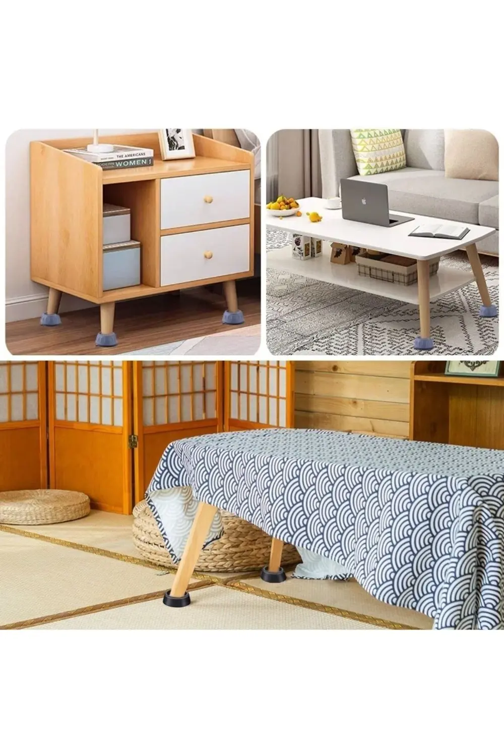 Çamaşır Makinesi Sarsıntı Titreşim Ses Önleyici Kaydırmaz Ayak 4l