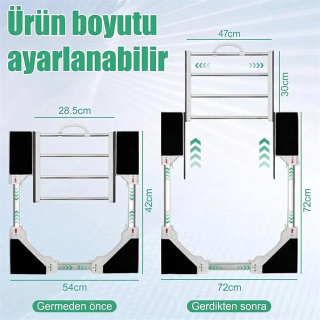 Çamaşır Makinesi ve Kurutucu İstifleme Seti Askılıklı Çamaşır Makinesi ve Kurutucu İstifleme Seti Askılıklı