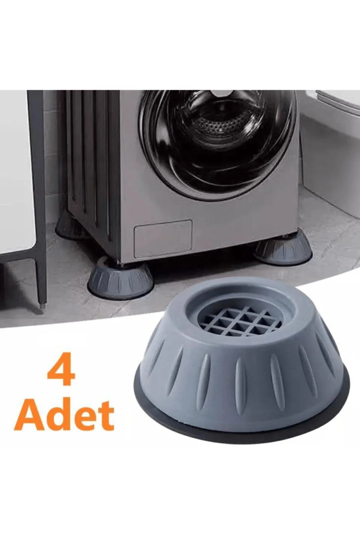 Çamaşır Makinesi Yükseltici Titreşim Engelleyici Stoper 4lü Set