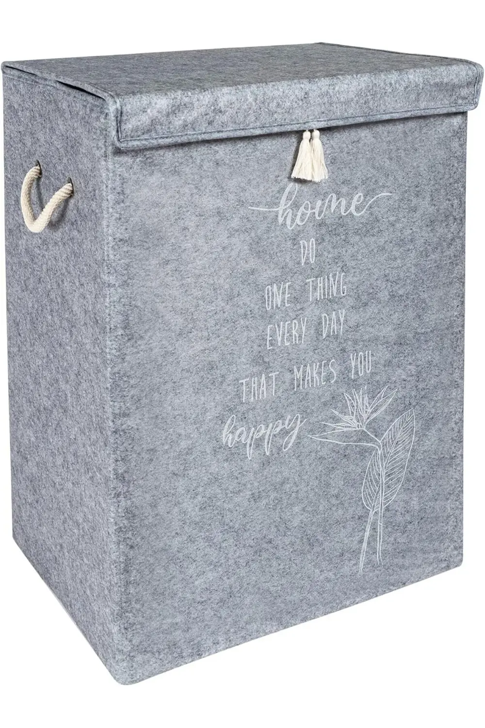 Çamaşır Sepeti Kirli Çamaşır Torbası Çamaşır Sepet Keçe Kapaklı Ç