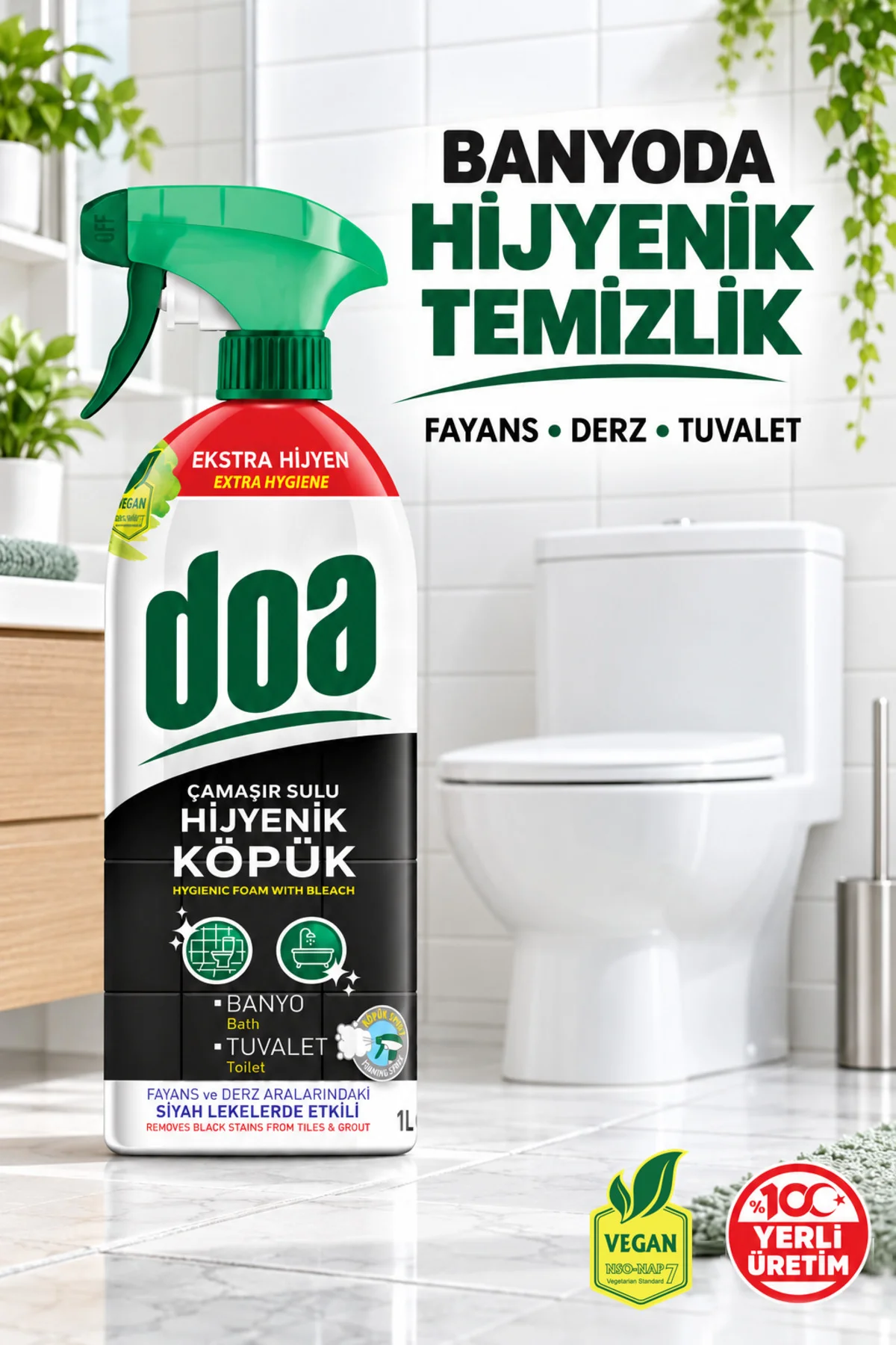 ÇAMASIR SULU HIJYENIK KOPUK / 1000 ML - Görsel 4