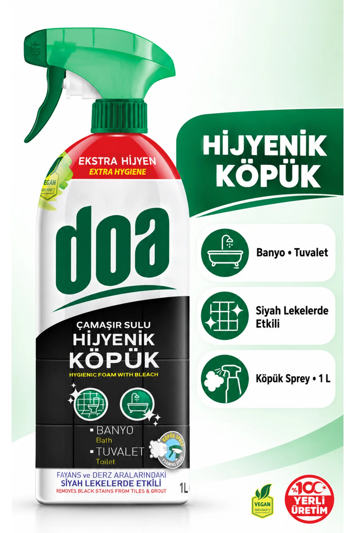 ÇAMASIR SULU HIJYENIK KOPUK / 1000 ML - Görsel 2