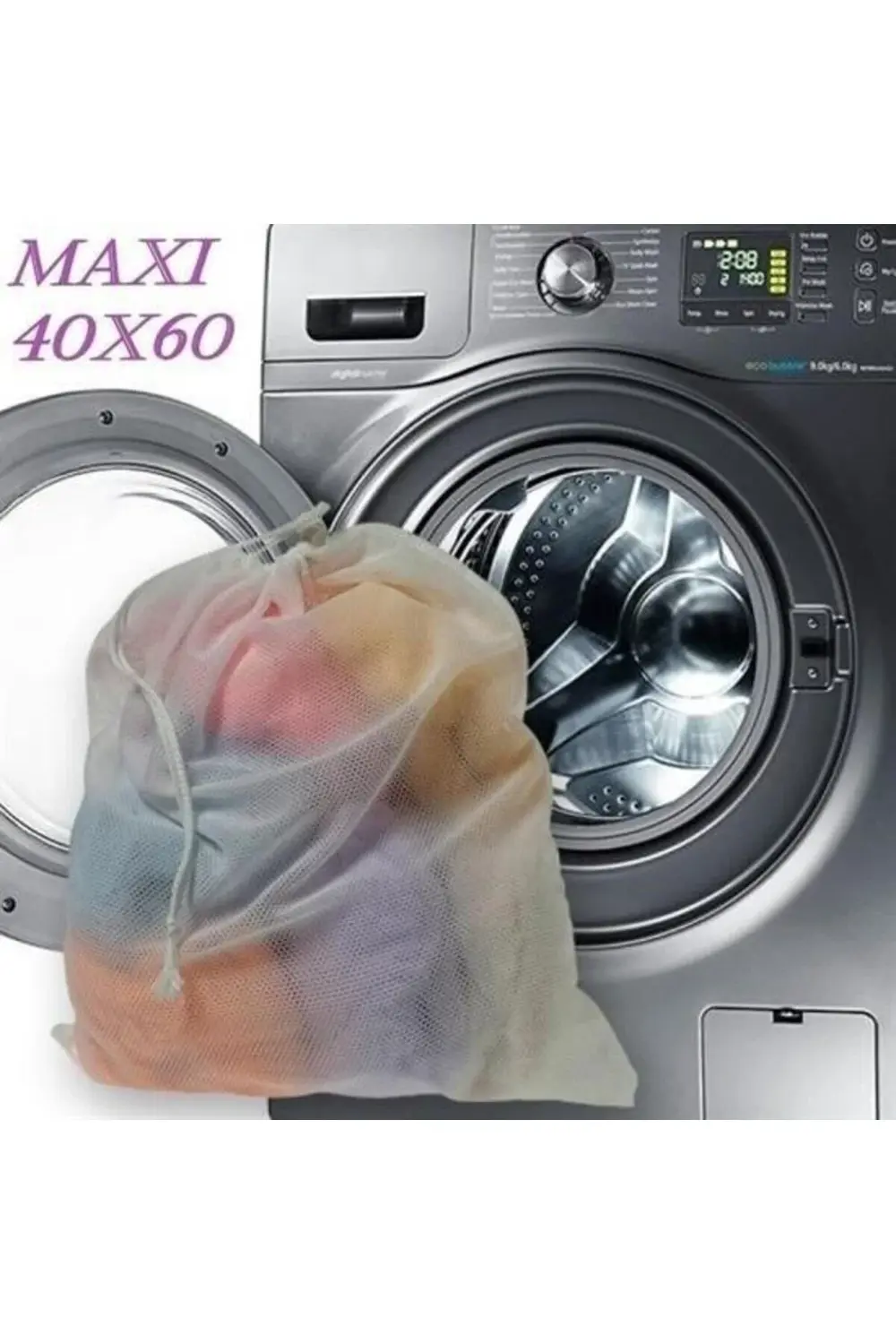 ® Çamaşır Yıkama Filesi Kirli Filesi Maxi 40x60 cm