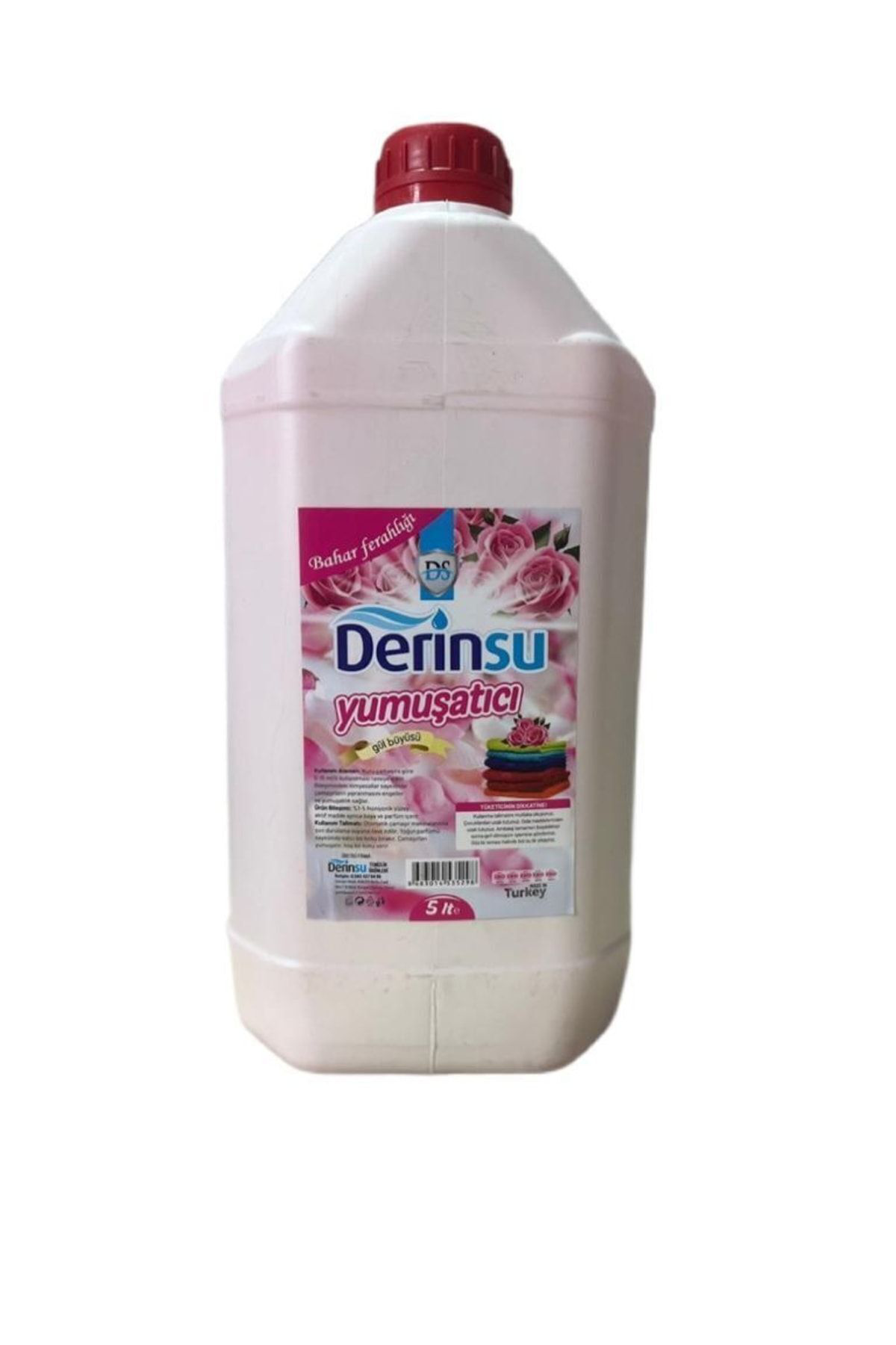 Derinsu Kimya Çamaşir Yumuşaticisi 5 Lt Kalici Kokusu İle Yenilendi
