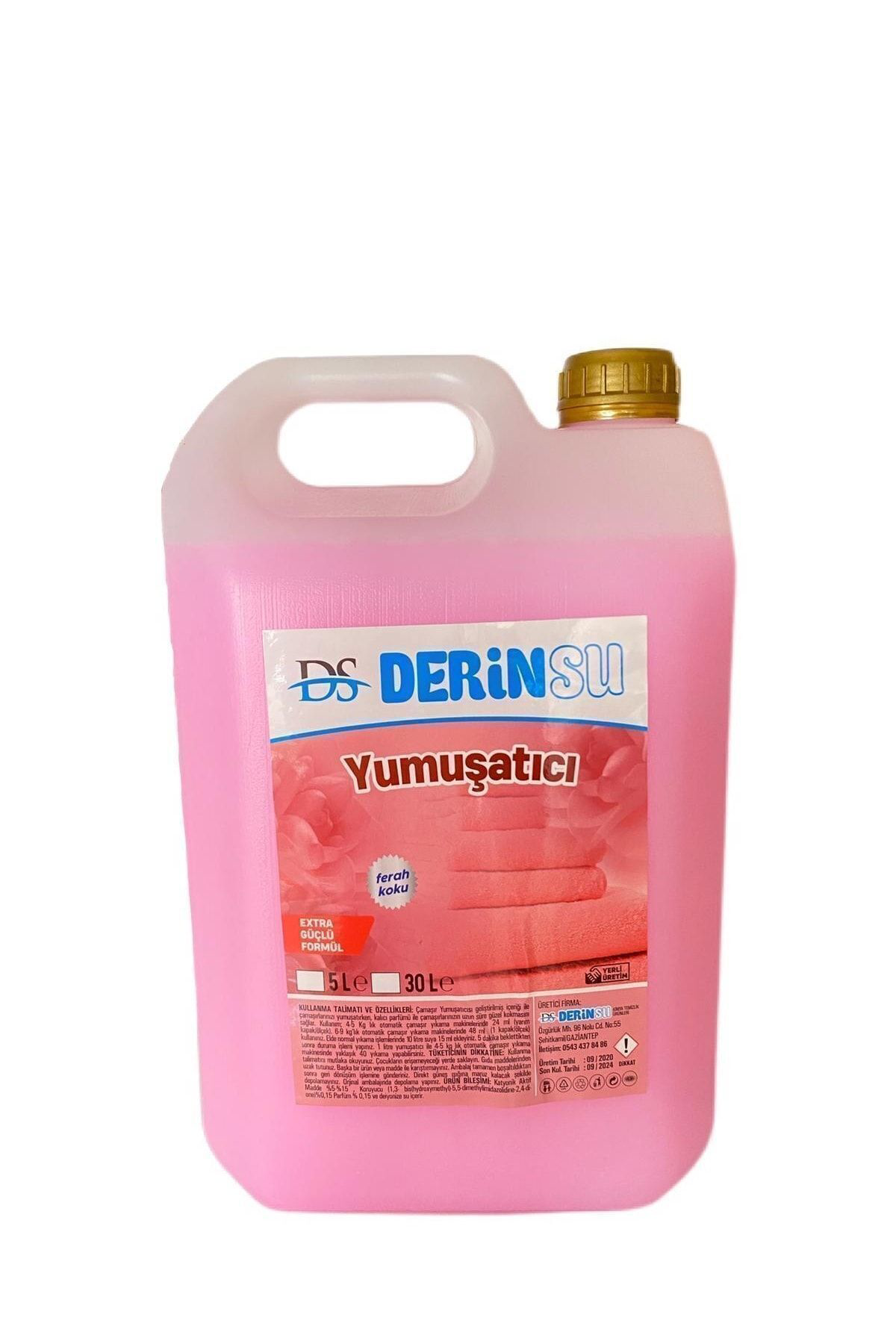 Derinsu Kimya Çamaşir Yumuşaticisi 5 Lt Kalici Kokusu İle Yenilendi