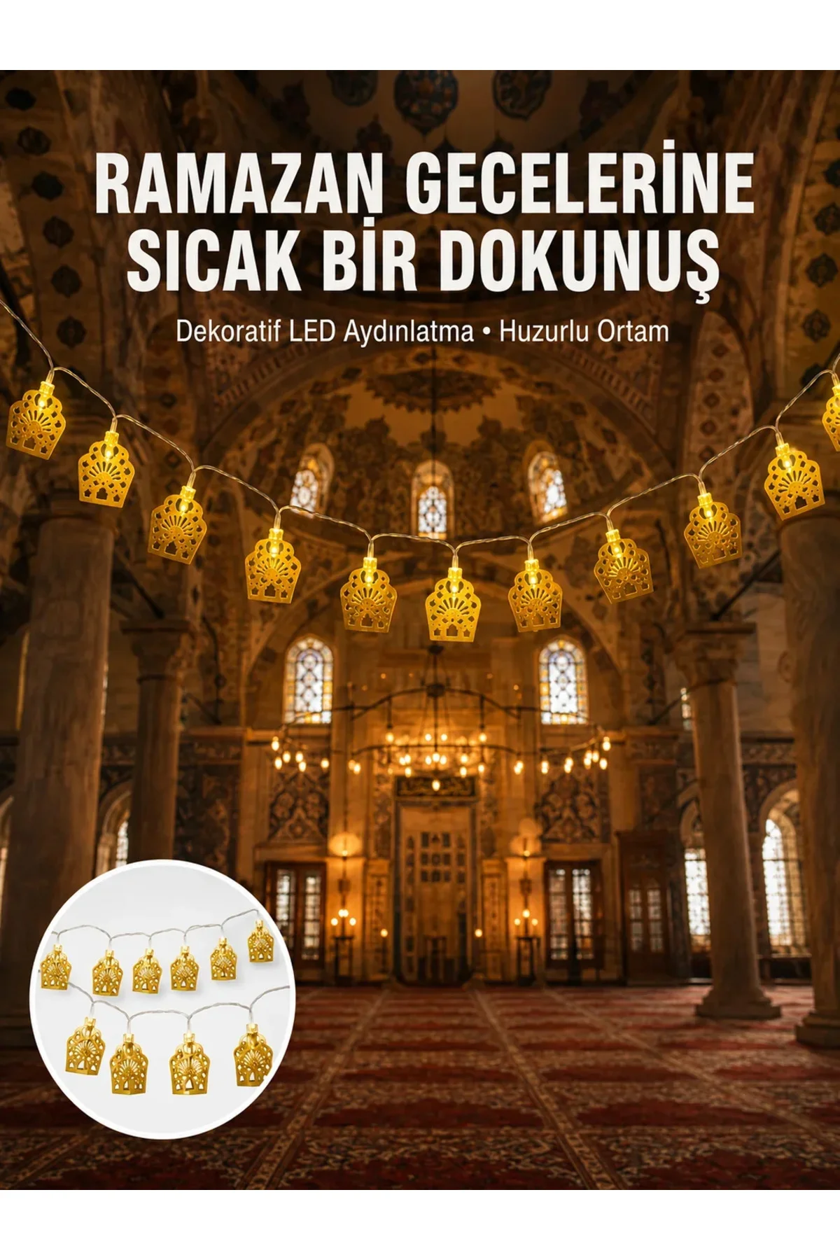 Cami Ramazan Led Işık