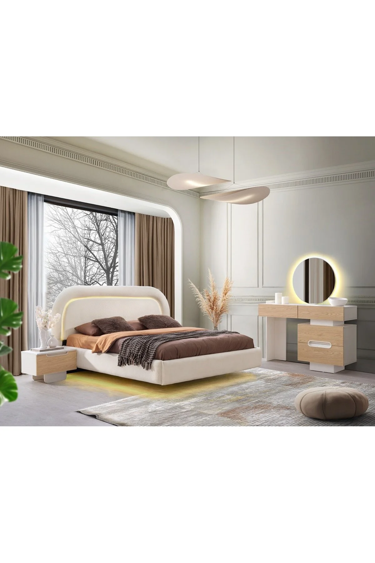ÇAMLICA MDF BAZALI KARYOLA VE BAŞLIK ÇAMLICA MDF BAZALI KARYOLA VE BAŞLIK