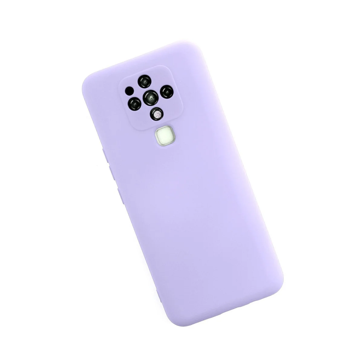 Camon 16 Nano İçi Kadife Silikon Kılıf Lila - Yerli Üretim Ultra Şık Koruyucu