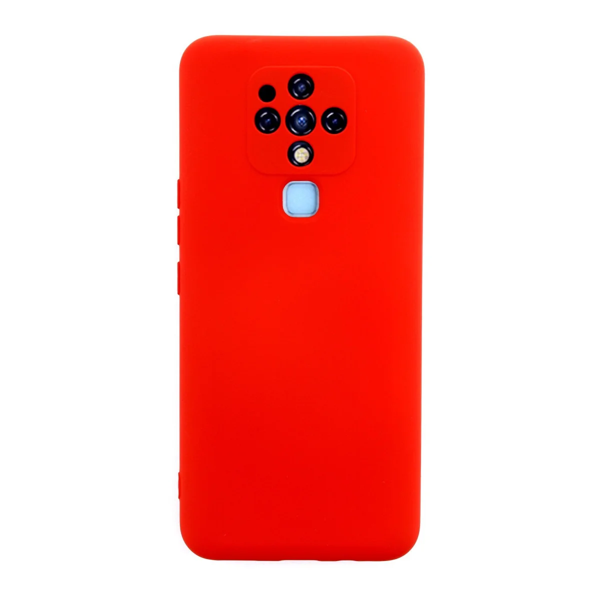 Camon 16 Nano İçi Kadife Silikon Kılıf - Kırmızı Koruma ve Şıklık