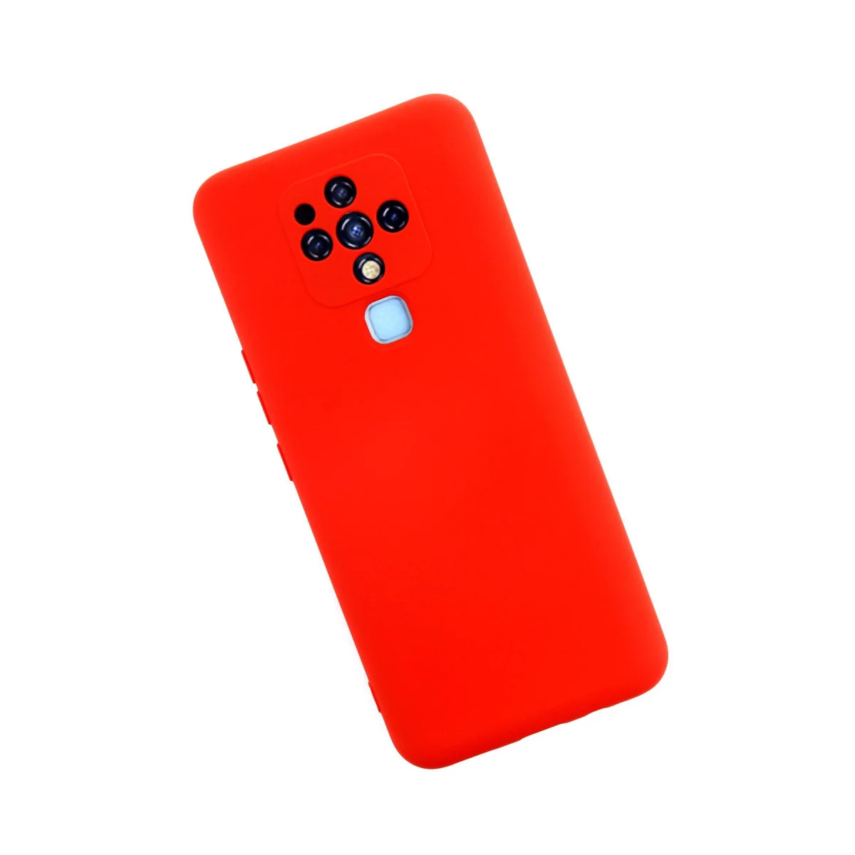 Camon 16 Nano İçi Kadife Silikon Kılıf - Kırmızı Koruma ve Şıklık